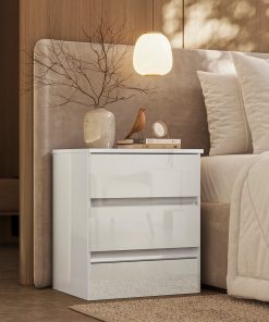 Alternative view of Mesa De Luz Fit 2 Cajones Moderna 100% Mdp
